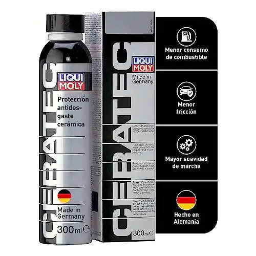 LIQUI MOLY Aditivo Cerámico para Aceite Cera Tec 3721 - Contra el Desgaste para Motores de Gasolina y Diésel