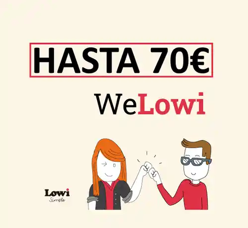 Llévate hasta 70€ por contratar Lowi (fibra, móvil o fibra + móvil) - Promo WeLowi