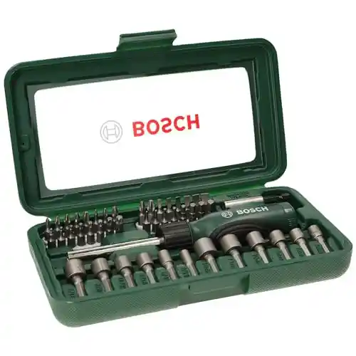 Maletín Bosch Fastener Drive Bit Set de 46 piezas