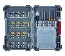 Maletín Bosch Professional Set Pick and Click con 40 unidades para atornillar con soporte universal (accesorios para taladro atornillador)
