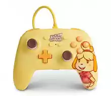 Mando con cable PowerA para Nintendo Switch: Animal Crossing: Isabelle