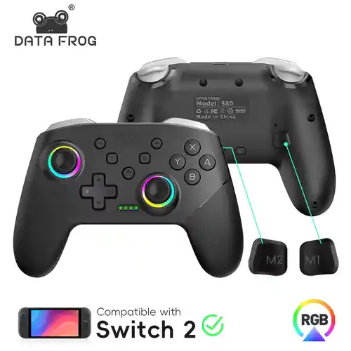 Mando inalámbrico DATA FROG Switch Pro compatible con Switch, PC, Android