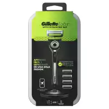 Máquina de afeitar GilletteLabs + estuche de viaje + 5 recambios + soporte magnético