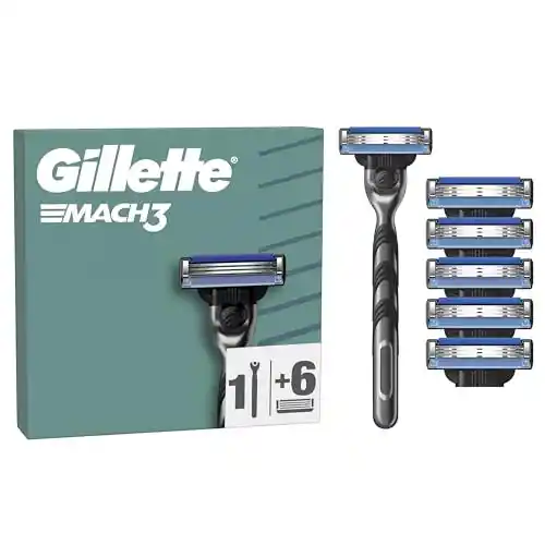 Maquinilla de afeitar Gillette Mach3 + 6 Cuchillas