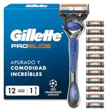 Maquinilla de afeitar Gillette ProGlide UEFA + 12 Recambios