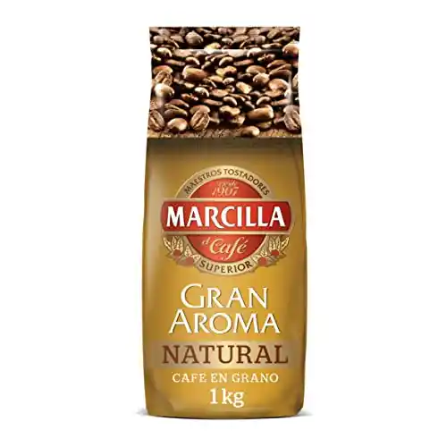 Marcilla Café Natural En Grano 1 kg