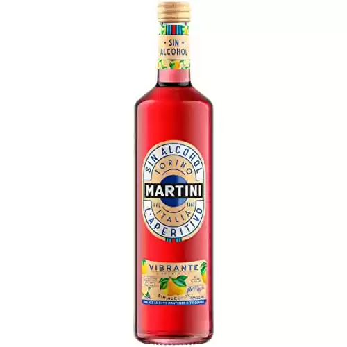 Martini Vibrante Aperitivo sin Alcohol, 75cl