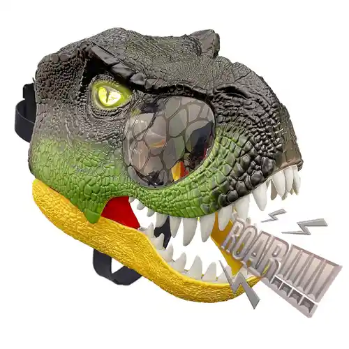Mascarilla dinosaurio T-REX con sonidos