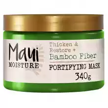 Mascarilla para el pelo Fortalecedora y Reparadora con Fibras de Bambú, Maui Moisture, 340 g