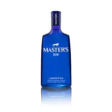 Master's Gin, Ginebra London Dry de 5 botánicos, 700 ml