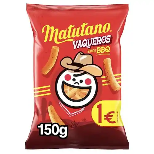 Matutano Vaqueros sabor barbacoa 150 grs.