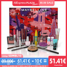 Maybelline New York Calendario de Adviento 2021 de Maquillaje (24 productos)
