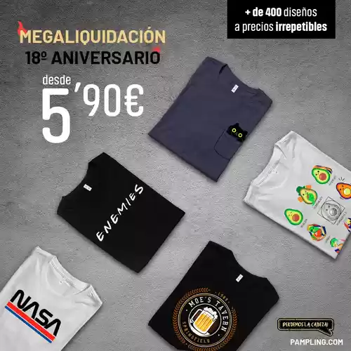 Mega Liquidación Pampling: más de 400 camisetas desde 5,90€ + Calcetines gratis