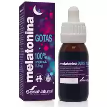 Melatonina Pura Gotas 1.8 mg - para Dormir Profundamente, Niños y Adultos - Botella con 50 ml SoriaNatural