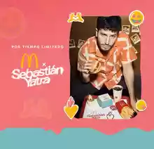 Menú Sebastián Yatra por 8,90€ en McDonald's (promoción válida en pedidos en restaurante, para recoger, en McDelivery y en McAuto)