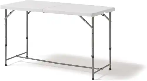 Mesa Plegable Portátil Multifuncional, 122x60x58/74/90cm