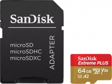 Micro SD SanDisk Extreme Plus de 64GB