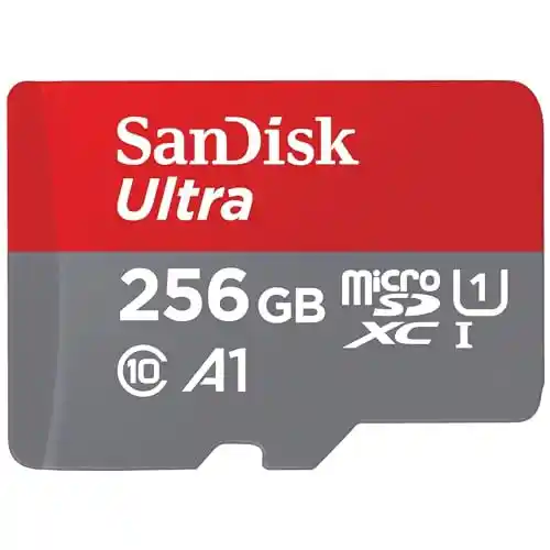 MicroSD de 256GB SanDisk Ultra A1 UHS-I Class 10 U1