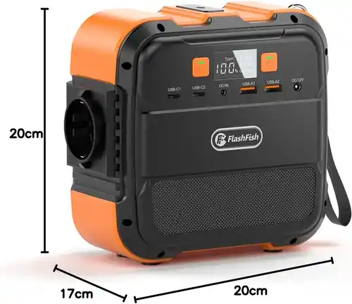 Mini estación de energía portátil 120W 97.68Wh Tipo C