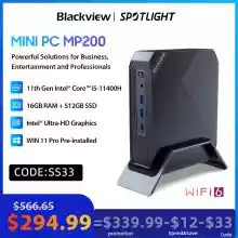 Mini PC Blackview MP200 Intel i5-11400H/16GB RAM/512GB SSD/Windows 11 Pro