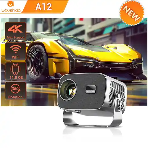 Mini Proyector Android 13 Vevshao A12 HD720