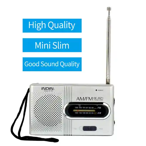 Mini radio AM FM portátil