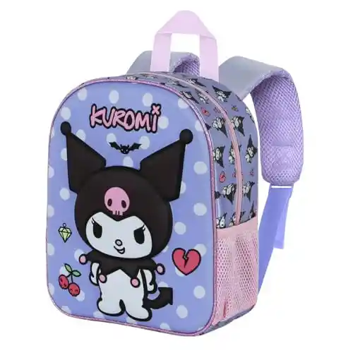 Mochila 3D Hello Kitty Kuromi Rebel