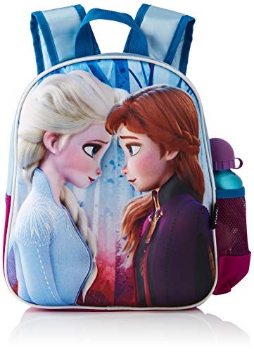 Mochila + Botella de Agua Infantil de Frozen 2 Disney
