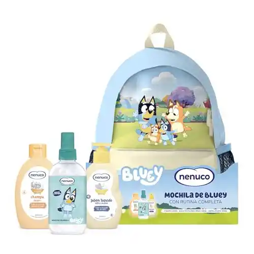 Mochila Nenuco Pack Infantil Bluey