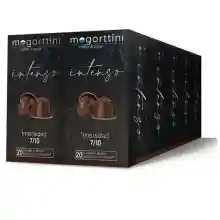 Mogorttini Café Intenso - 200 Cápsulas de Aluminio Compatibles con Nespresso