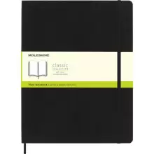 Moleskine - Cuaderno Clásico con Hojas Punteadas, Tapa Blanda y Cierre Elástico, Tamaño XXL 21.6 x 27.9 cm