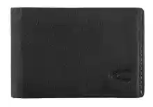 Monedero negro de piel para hambre camel active Atlanta
