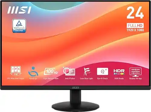 Monitor 23,8" Full HD 100Hz MSI Pro MP242L