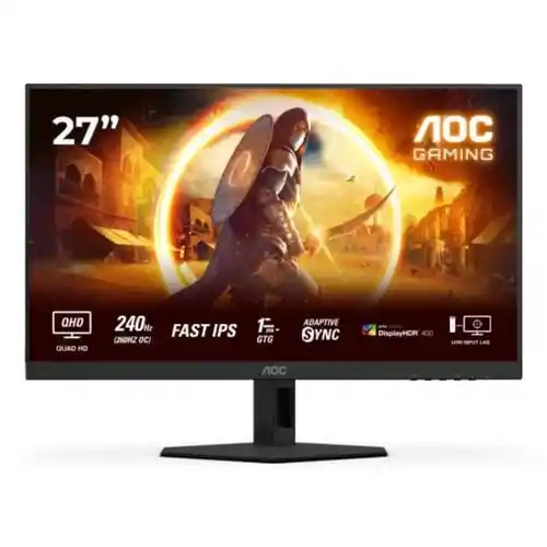Monitor Gaming AOC Q27G4ZR 27" QHD Fast IPS 240Hz Overclockeable 260Hz 1ms HDR400 Altavoces