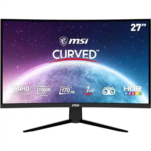 Monitor Gaming Curvo MSI 27 WQHD 170Hz