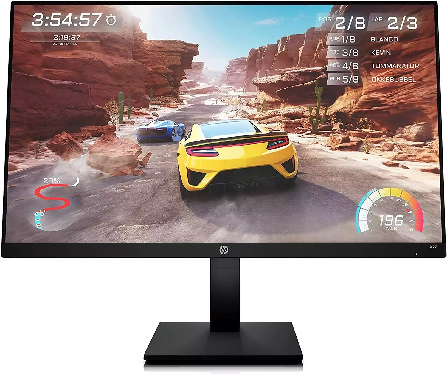 Monitor gaming HP X27 de 27" FHD 165Hz