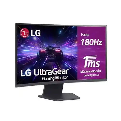 Monitor gaming Ultragear de 27" QHD (2560 x 1440) 180Hz 1ms LG 27GS60QC-B