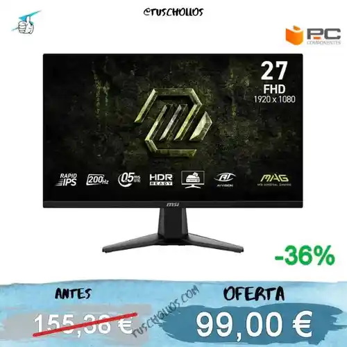 Monitor MSI MAG 275F 27" 200Hz Rapid IPS 0.5ms