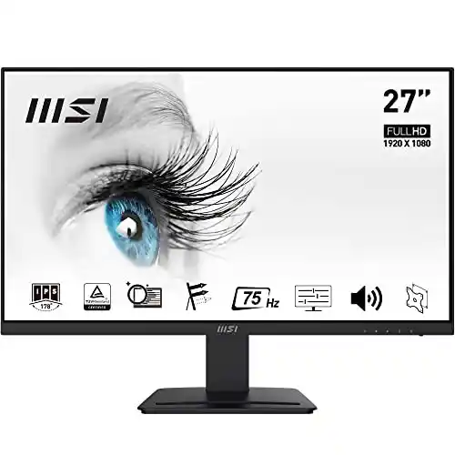 Monitor MSI Pro MP273 de 27" FHD IPS 75Hz