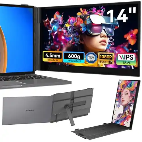 Monitor portátil Blackview 600G de 14" 1080P FHD