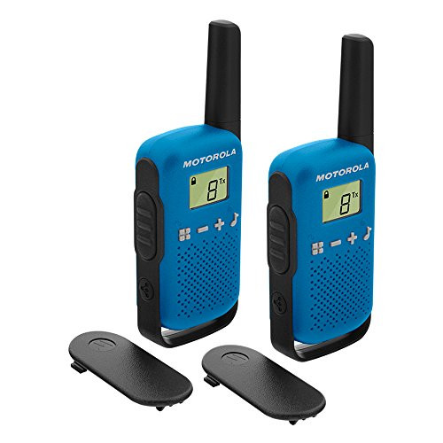 Motorola T42 Azul Talk About – Walkie Talkies (2 unidades, PMR446, 16 canales, alcance 4 km)