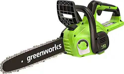 Motosierra Greenworks G40CS30II a batería (no incluida)