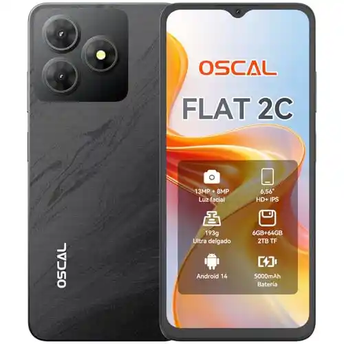 Móvil OSCAL Flat 2C 6GB+64GB
