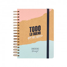 Mr. Wonderful Agenda clásica 2021-2022 Día por página - Todo lo bueno que me espera