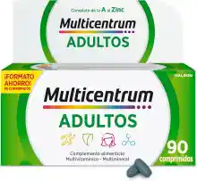 Multicentrum con 13 Vitaminas y 11 Minerales, para Adultos y Adolescentes a partir de 12 años - 90 Comprimidos