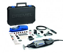 Multiherramienta Dremel 4000 - kit con eje flexible, 65 accesorios y 4 complementos