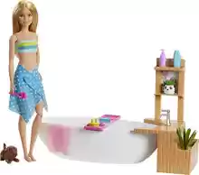 Muñeca Barbie y su Bañera de Burbujas