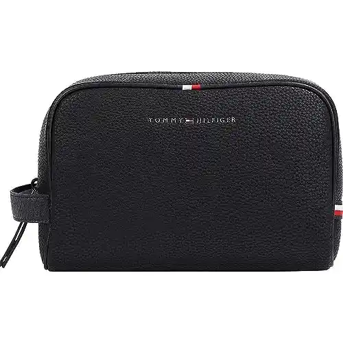 Neceser Tommy Hilfiger Essential PU con gancho para colgar