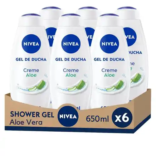 Nivea gel aloe vera pack ahorro 6 x 650ml