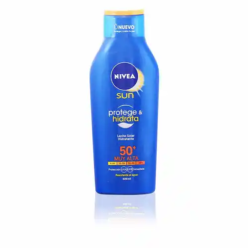 NIVEA SUN Protege & Hidrata Leche Solar hidratante FP50+ protección muy alta (400 ml)